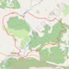 Itinéraire Comps - La Souche, distance, dénivelé, altitude, carte, profil, trace GPS