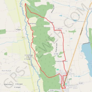 Itinéraire Le chemin de la Tannerie, distance, dénivelé, altitude, carte, profil, trace GPS