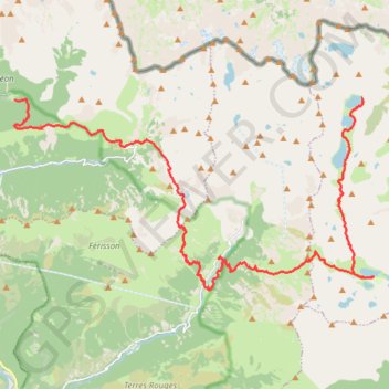 Itinéraire Merveilles en Mercantour, distance, dénivelé, altitude, carte, profil, trace GPS