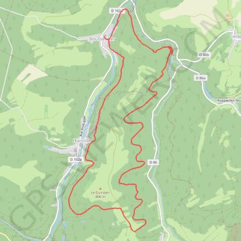 Itinéraire De Bousseviller à Eberbach, distance, dénivelé, altitude, carte, profil, trace GPS