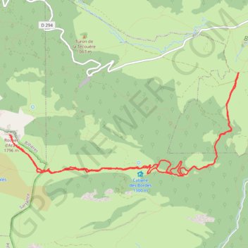 Itinéraire Rocher d'Aran, distance, dénivelé, altitude, carte, profil, trace GPS