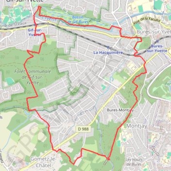 Itinéraire Viaduc des Fauvettes, distance, dénivelé, altitude, carte, profil, trace GPS