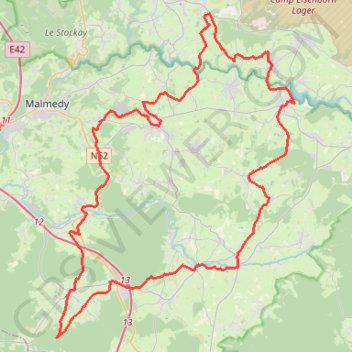 Itinéraire tdch-butg-j2-64kms, distance, dénivelé, altitude, carte, profil, trace GPS