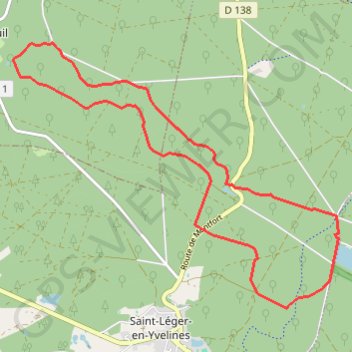 Itinéraire 1, distance, dénivelé, altitude, carte, profil, trace GPS