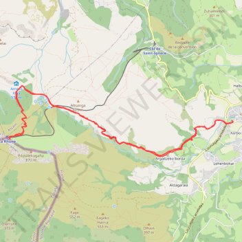 Itinéraire 67fd5a27224b206c798a7758, distance, dénivelé, altitude, carte, profil, trace GPS