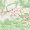 Itinéraire Suisse, montée au dessus de Saint-Ursanne, distance, dénivelé, altitude, carte, profil, trace GPS