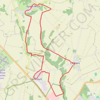Itinéraire La grande pièce, distance, dénivelé, altitude, carte, profil, trace GPS