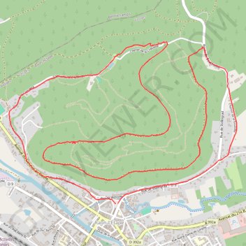 Itinéraire Massif de Beauregard, distance, dénivelé, altitude, carte, profil, trace GPS
