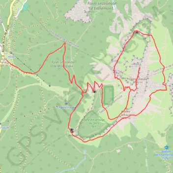 Itinéraire Chamechaude par le Jardin depuis le Col de Porte, distance, dénivelé, altitude, carte, profil, trace GPS