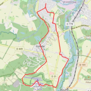 Itinéraire Balade du 14 juin 2025, distance, dénivelé, altitude, carte, profil, trace GPS