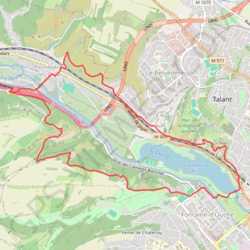 Itinéraire Tour du lac Kir, distance, dénivelé, altitude, carte, profil, trace GPS