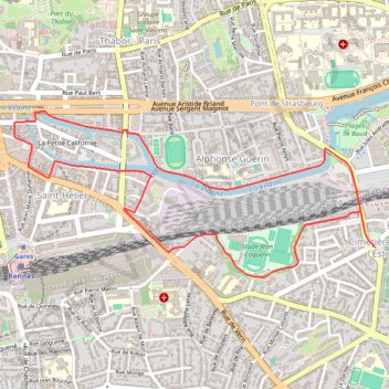 Itinéraire La promenade Georges Brassens et des Bonnets Rouges - Rennes, distance, dénivelé, altitude, carte, profil, trace GPS