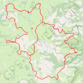 Itinéraire TVR-jdc, distance, dénivelé, altitude, carte, profil, trace GPS