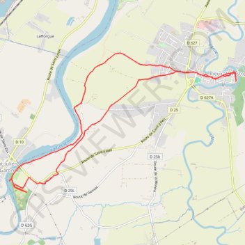 Itinéraire Cathédrale et village gaulois, distance, dénivelé, altitude, carte, profil, trace GPS