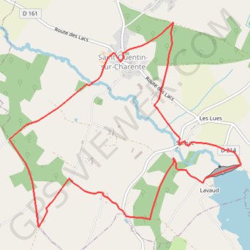 Itinéraire 01_lac_hte_chte_9,9 km, distance, dénivelé, altitude, carte, profil, trace GPS