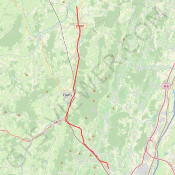 Itinéraire 22 malay - prissé 32, distance, dénivelé, altitude, carte, profil, trace GPS