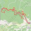 Itinéraire trail des gorges de l'Ardèche 2017 (non officiel), distance, dénivelé, altitude, carte, profil, trace GPS