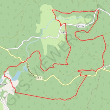 Itinéraire Sonne - Lormes, distance, dénivelé, altitude, carte, profil, trace GPS