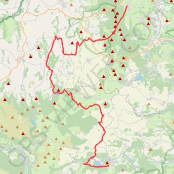 Itinéraire jour2, distance, dénivelé, altitude, carte, profil, trace GPS