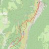 Itinéraire Moucherotte par Lans en Vercors, distance, dénivelé, altitude, carte, profil, trace GPS