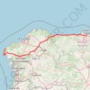 Itinéraire Camino Del Norte et Camino Portugais par la cÃ´te, distance, dénivelé, altitude, carte, profil, trace GPS