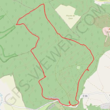 Itinéraire Croix Saint Clément 2, distance, dénivelé, altitude, carte, profil, trace GPS