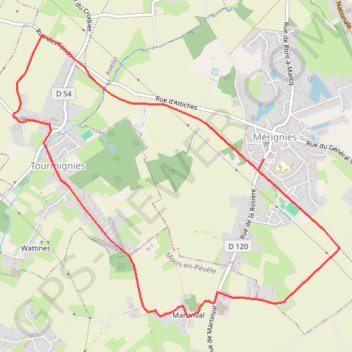 Itinéraire Circuit du 11/03/2023 19:50:51, distance, dénivelé, altitude, carte, profil, trace GPS