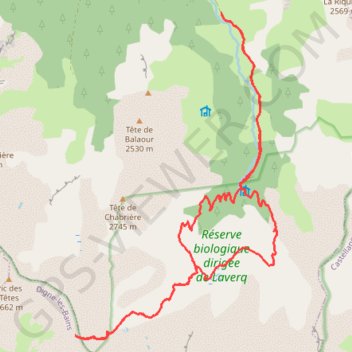 Itinéraire Laverq-Eaux Tortes, distance, dénivelé, altitude, carte, profil, trace GPS