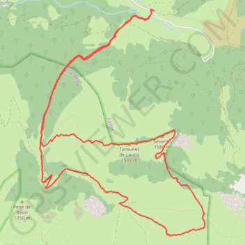 Itinéraire 2023/02/03 Sommet de Sésérite en circuit depuis Port de Castet, distance, dénivelé, altitude, carte, profil, trace GPS