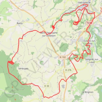 Itinéraire Tracé, distance, dénivelé, altitude, carte, profil, trace GPS
