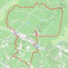 Itinéraire 🚴 Trace ,boucle de Parsac, distance, dénivelé, altitude, carte, profil, trace GPS