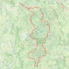 Itinéraire Le tour du Morvan, distance, dénivelé, altitude, carte, profil, trace GPS