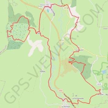 Itinéraire La chapelle Valentine - Ségur-les-Villas, distance, dénivelé, altitude, carte, profil, trace GPS