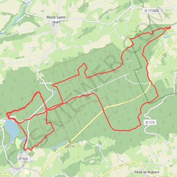 Itinéraire Autour du lac de Sillé-le-Guillaume, distance, dénivelé, altitude, carte, profil, trace GPS