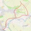 Itinéraire Courcelles-sur-Nied, distance, dénivelé, altitude, carte, profil, trace GPS