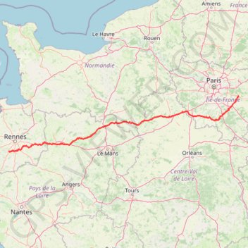 Itinéraire Beeline Trajet Matin 01-05-2024, distance, dénivelé, altitude, carte, profil, trace GPS