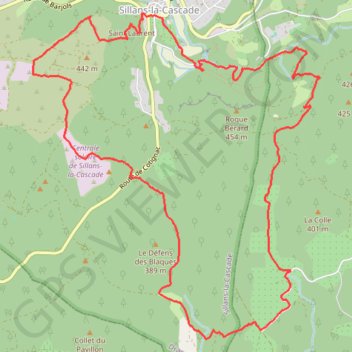 Itinéraire Sillans la Cascade - Chapelle Saint Laurent - Cascades, distance, dénivelé, altitude, carte, profil, trace GPS