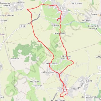 Itinéraire Boucle patrimoine vernaculaire, distance, dénivelé, altitude, carte, profil, trace GPS