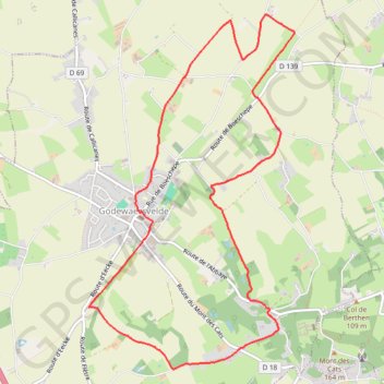 Itinéraire Cirkwi-SENTIER_DES_FRAUDEURS, distance, dénivelé, altitude, carte, profil, trace GPS