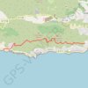 Itinéraire Ajaccio Vignola par le sentier des Crêtes, distance, dénivelé, altitude, carte, profil, trace GPS