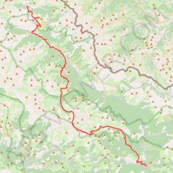 Itinéraire Via Alpina 1/2, distance, dénivelé, altitude, carte, profil, trace GPS