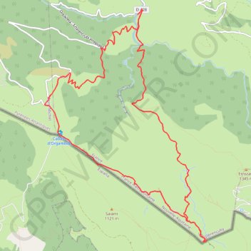 Itinéraire vUvXF, distance, dénivelé, altitude, carte, profil, trace GPS