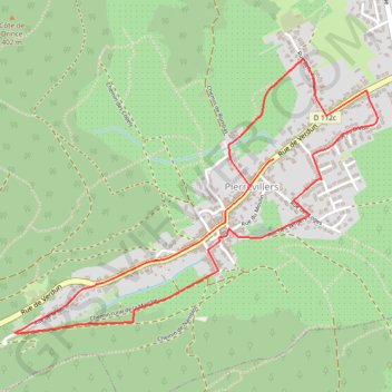 Itinéraire Marche découverte de Pierrevillers, distance, dénivelé, altitude, carte, profil, trace GPS