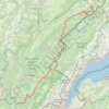 Itinéraire Grande Traversée du Jura (GTJ), distance, dénivelé, altitude, carte, profil, trace GPS