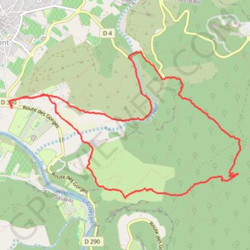 Itinéraire Balcons de l'Ibie, distance, dénivelé, altitude, carte, profil, trace GPS