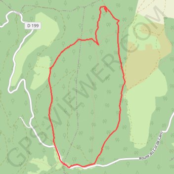 Itinéraire Le tour de la Sacha - Col de Cari, distance, dénivelé, altitude, carte, profil, trace GPS