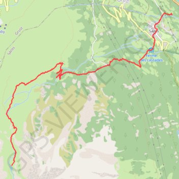 Itinéraire Lacs d'Ardiden J1, distance, dénivelé, altitude, carte, profil, trace GPS