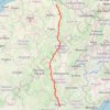 Itinéraire Traversée de la France - De la Belgique à Avignon, distance, dénivelé, altitude, carte, profil, trace GPS