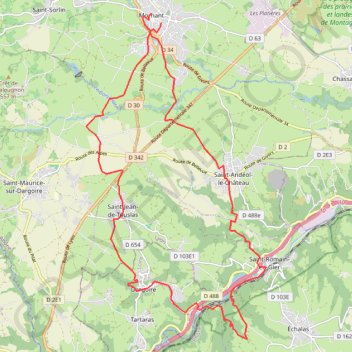 Itinéraire La fléchette, distance, dénivelé, altitude, carte, profil, trace GPS