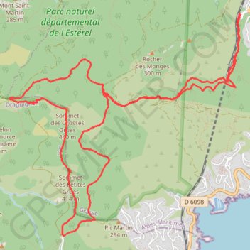 Itinéraire Traversée des Grues, distance, dénivelé, altitude, carte, profil, trace GPS